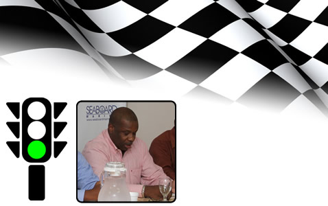 Barbados Auto Racing League Chairman Adrian Mayers
