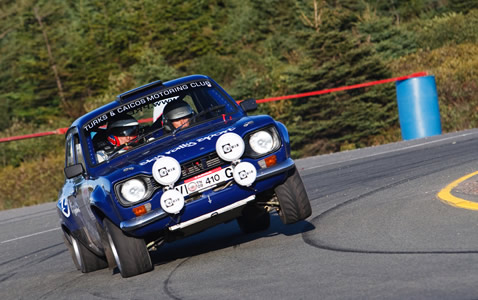 Paul Horton competing in the 2009 Targa Newfoundland - Ford Escort MkI